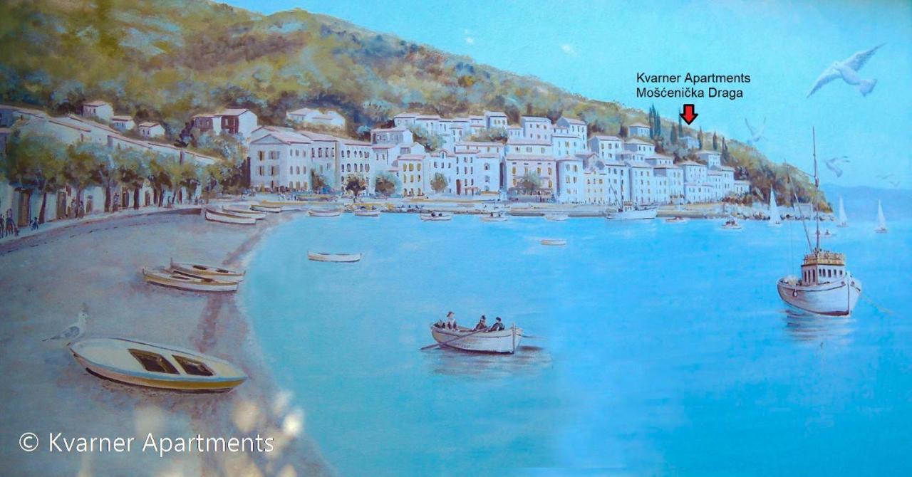 Kvarner Apartments II - Mošćenička Draga Εξωτερικό φωτογραφία